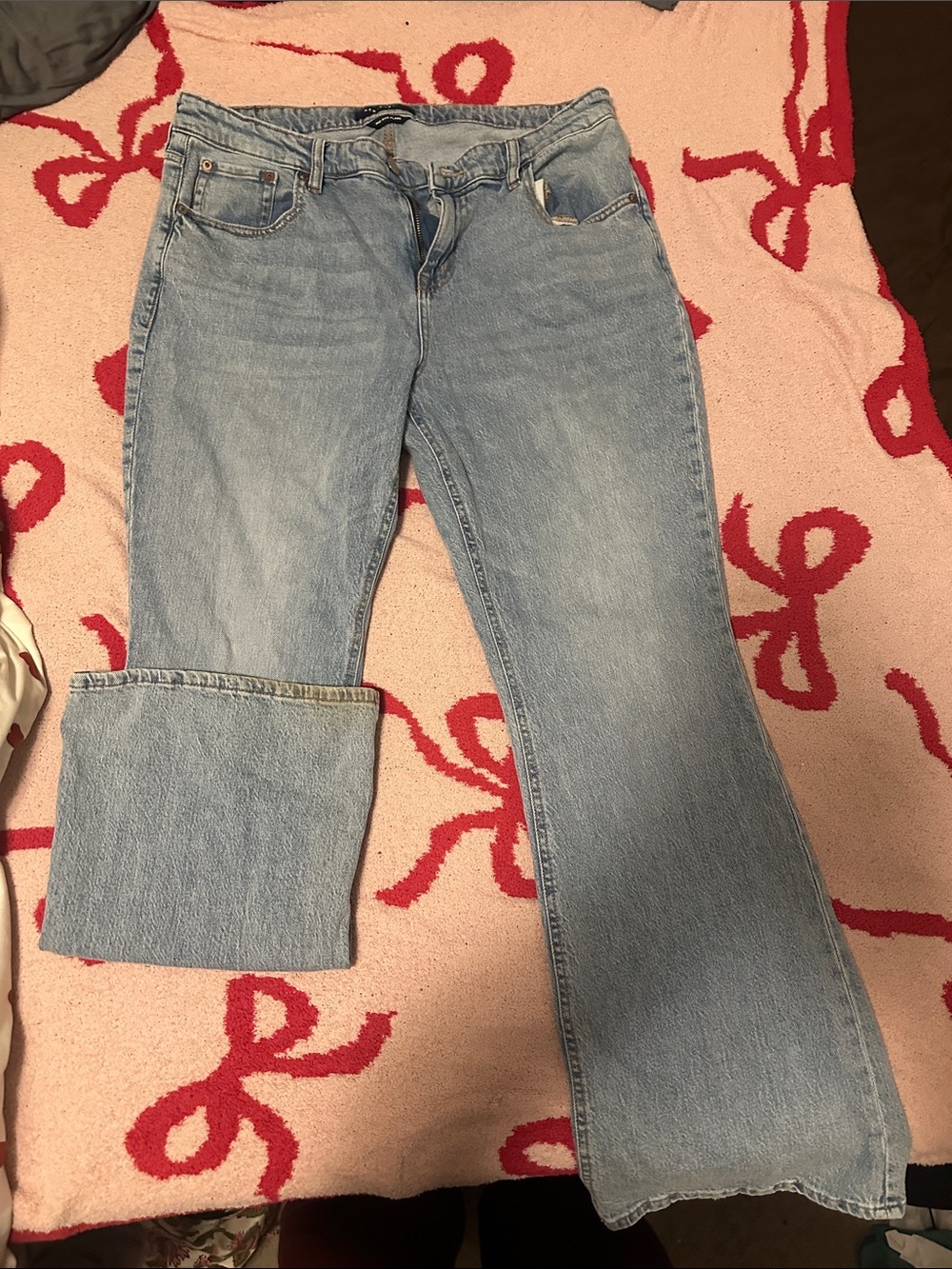 Aeropostale Light Wash Flared Jeans - Women's
